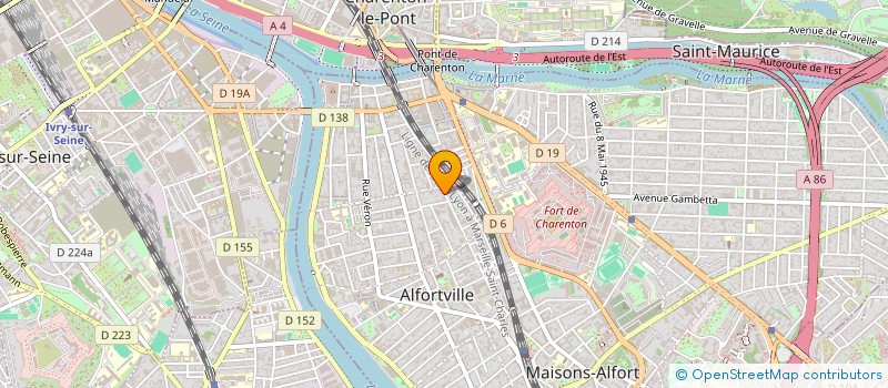 localisation de l'entreprise MONSIEUR MAEL LECLERCQ  ALFORTVILLE