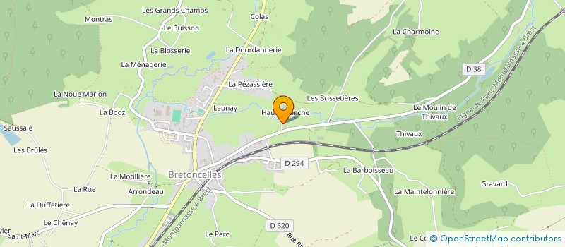 localisation de l'entreprise MONSIEUR MAEL LEFRANCOIS à BRETONCELLES