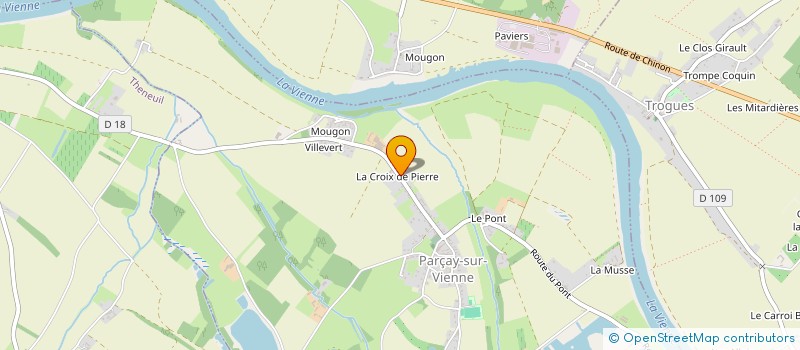 localisation de l'entreprise MONSIEUR MAEL LEMAURE  PARCAY-SUR-VIENNE