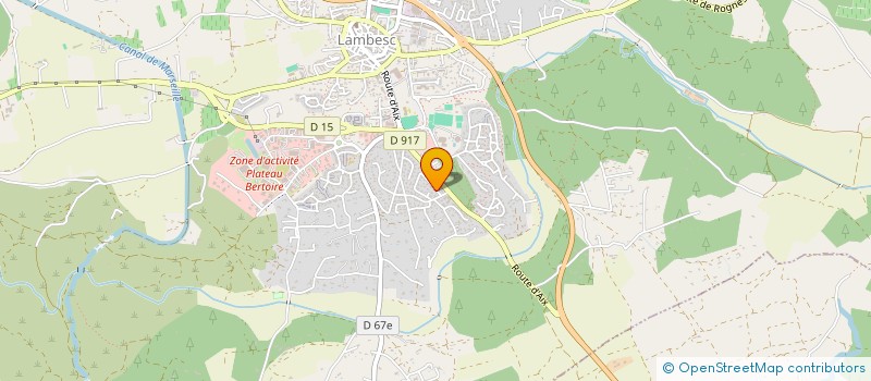 localisation de l'entreprise MONSIEUR MAEL LEMOINE  LAMBESC