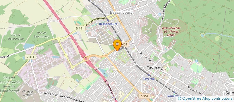 localisation de l'entreprise MONSIEUR MAEL LUFIACRE à TAVERNY