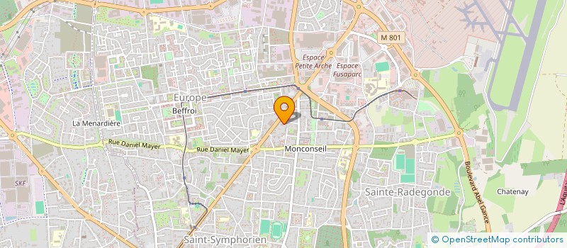 localisation de l'entreprise MONSIEUR MAEL LUZEIN  TOURS