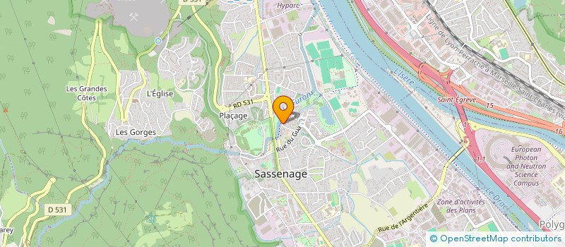 localisation de l'entreprise MONSIEUR MAEL MAHISTRE à SASSENAGE