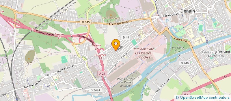 localisation de l'entreprise MONSIEUR MAEL MARION  DENAIN