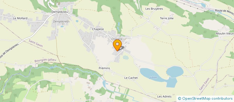 localisation de l'entreprise MONSIEUR MAEL MOINOT  SAINT-SAVIN