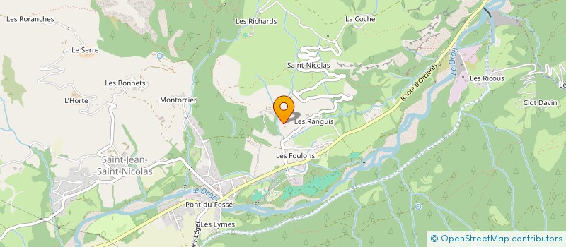 localisation de l'entreprise MONSIEUR MAEL MONDON  CHAMPOLEON