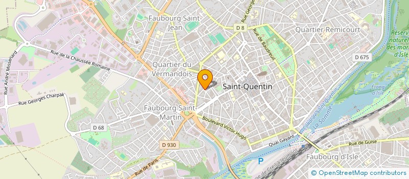 localisation de l'entreprise MONSIEUR MAEL MOUALE à SAINT-QUENTIN
