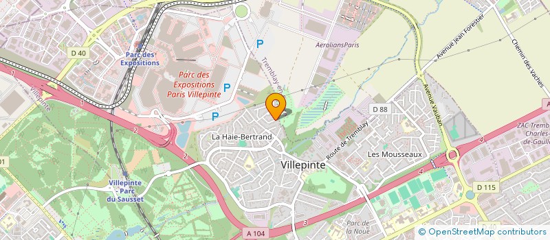 localisation de l'entreprise MONSIEUR MAEL MOUMEN à TREMBLAY-EN-FRANCE