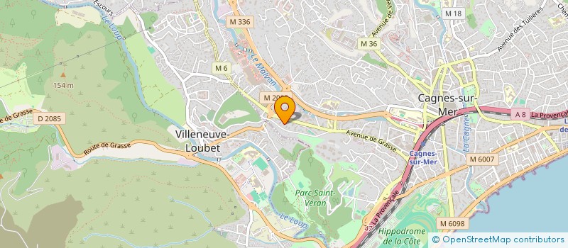 localisation de l'entreprise MONSIEUR MAEL MOUTY  MANDELIEU-LA-NAPOULE