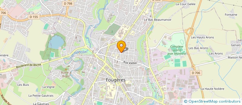 localisation de l'entreprise MONSIEUR MAEL NAHON à FOUGERES