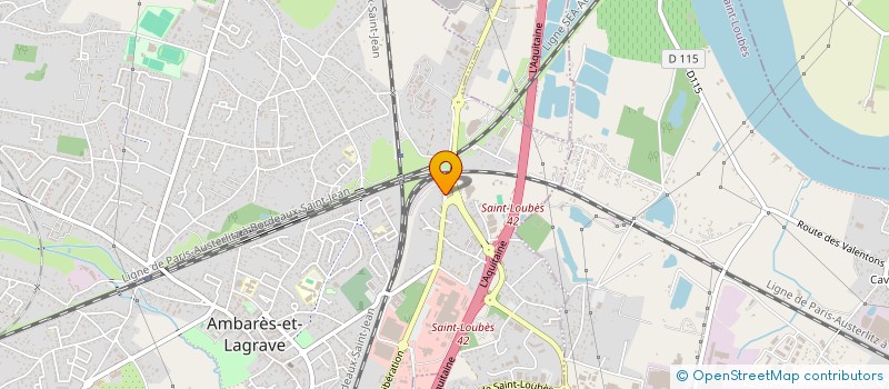 localisation de l'entreprise MONSIEUR MAEL ORANGER  AMBARES-ET-LAGRAVE