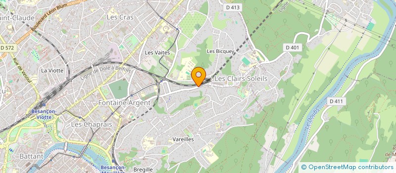 localisation de l'entreprise MONSIEUR MAEL PEJS  BESANCON