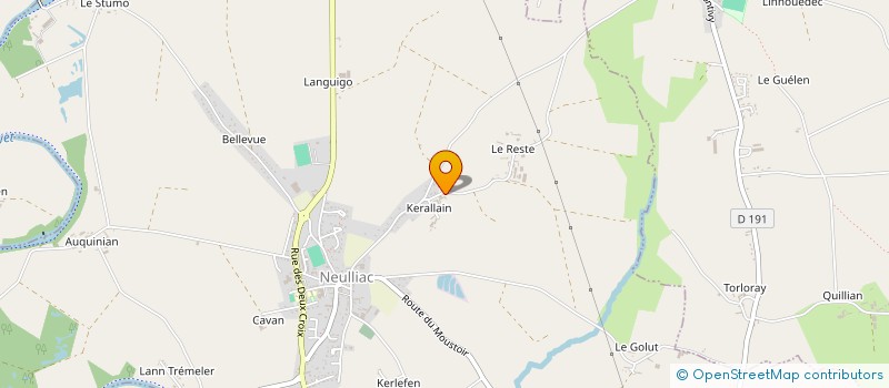 localisation de l'entreprise MONSIEUR MAEL PENVEN  NEULLIAC