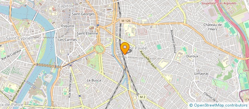 localisation de l'entreprise MONSIEUR MAEL PETTON  TOULOUSE