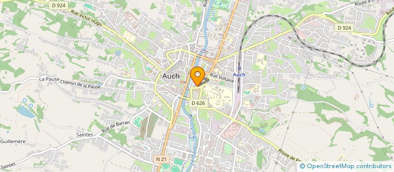 localisation de l'entreprise MONSIEUR MAEL PITOU  AUCH