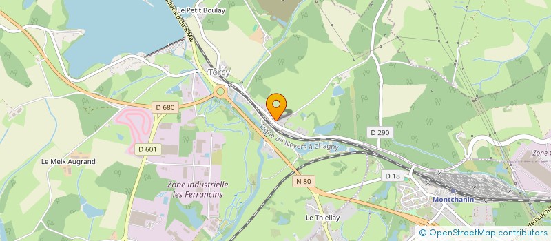 localisation de l'entreprise MONSIEUR MAEL PORCHE  TORCY