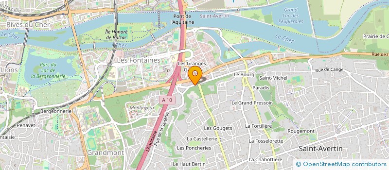 localisation de l'entreprise MONSIEUR MAEL RAVARD  SAINT-AVERTIN