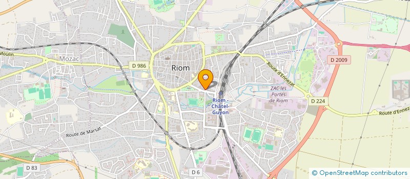 localisation de l'entreprise MONSIEUR MAEL RIVOLO  RIOM