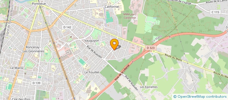 localisation de l'entreprise MONSIEUR MAEL ROBERT  LE MANS