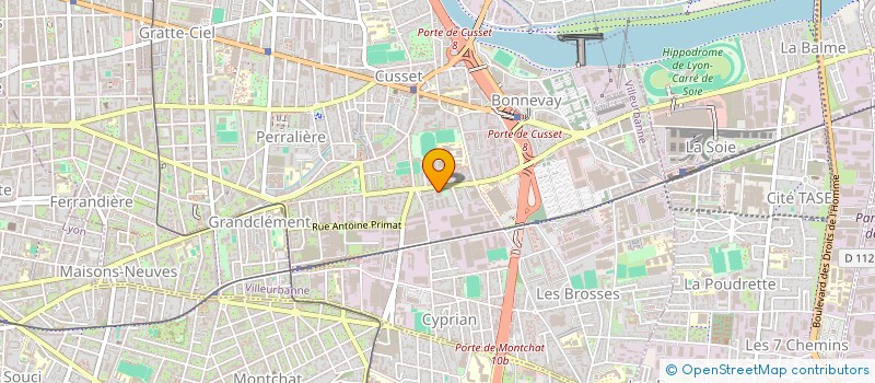 localisation de l'entreprise MONSIEUR MAEL SALLES  VILLEURBANNE