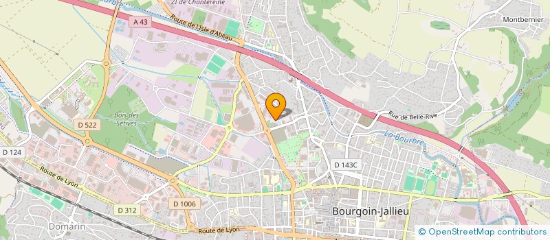 localisation de l'entreprise MONSIEUR MAEL SAVOYE à BOURGOIN-JALLIEU