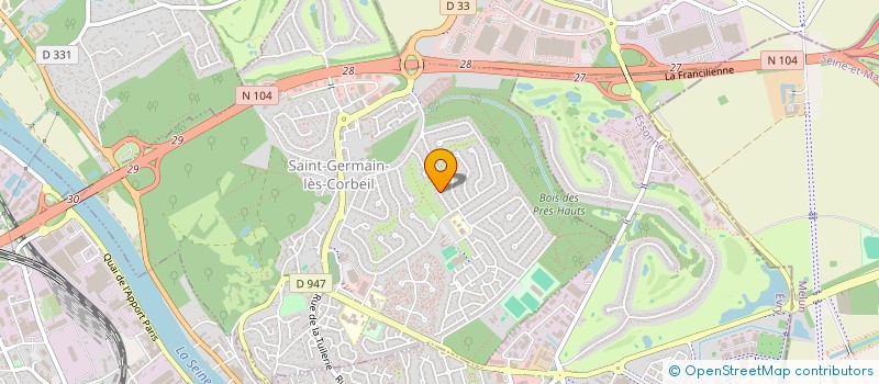 localisation de l'entreprise MONSIEUR MAEL SIMONET  SAINT-GERMAIN-LES-CORBEIL