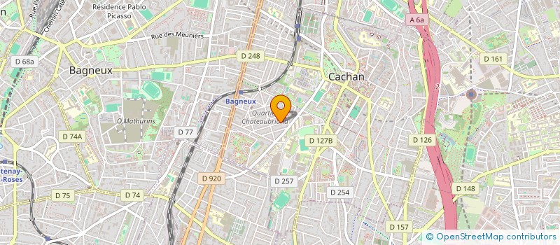 localisation de l'entreprise MONSIEUR MAEL SINDZINGRE  CACHAN