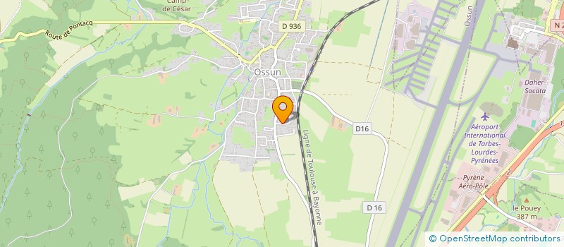 localisation de l'entreprise MONSIEUR MAEL SKOWRONEK  OSSUN