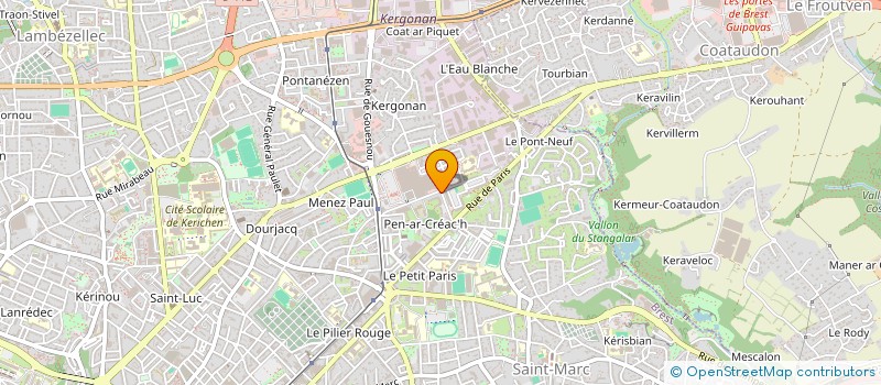 localisation de l'entreprise MONSIEUR MAEL SOLARD à BREST