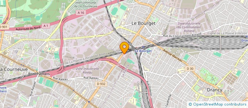 localisation de l'entreprise MONSIEUR MAEL SOSSOU à LA COURNEUVE