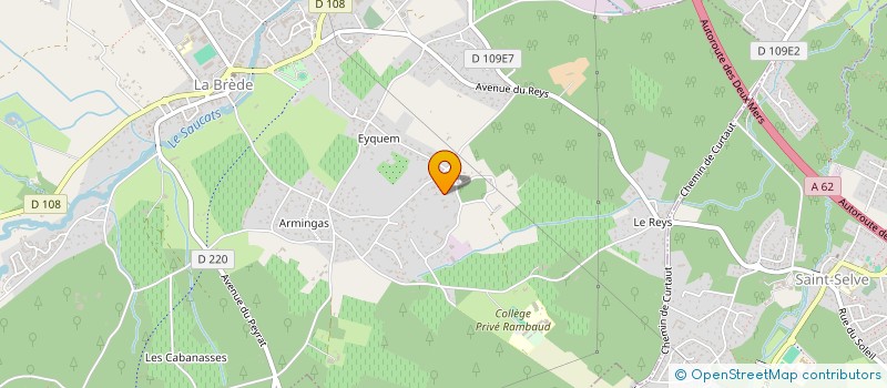 localisation de l'entreprise MONSIEUR MAEL STERLIN  LA BREDE