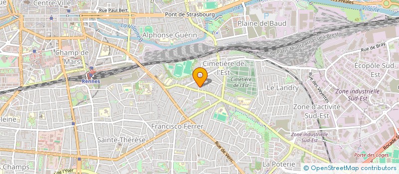 localisation de l'entreprise MONSIEUR MAEL THEBAULT  RENNES