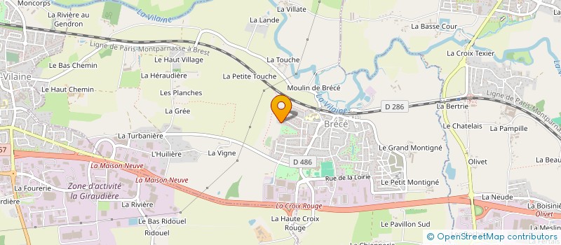 localisation de l'entreprise MONSIEUR MAEL THEBAULT  BRECE