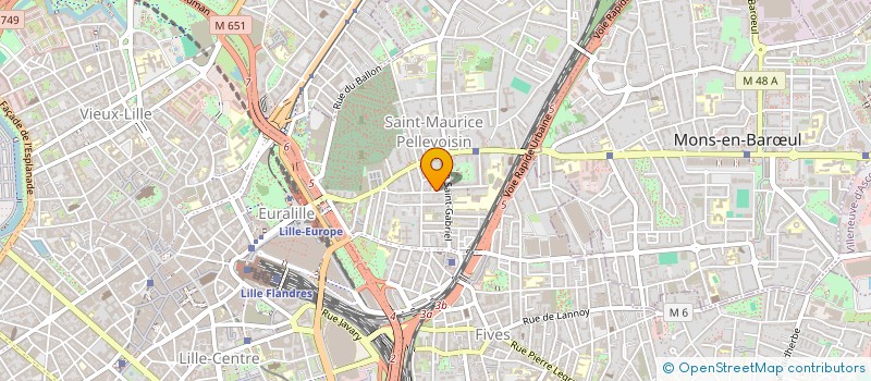 localisation de l'entreprise MONSIEUR MAEL-THI SEME  LILLE