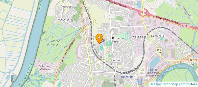 localisation de l'entreprise MONSIEUR MAEL THOMAS  ROCHEFORT