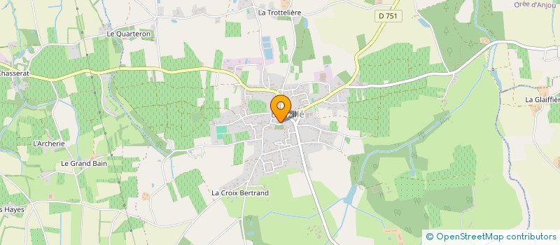 localisation de l'entreprise MONSIEUR MAEL TOUCHET  CHAMPTOCEAUX