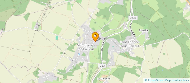 localisation de l'entreprise MONSIEUR MAEL TUCCIO  SAINT-PIERRE-DE-BAILLEUL