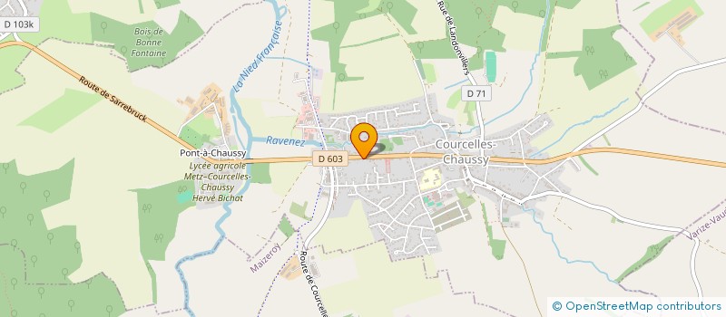 localisation de l'entreprise MONSIEUR MAEL TURCK  COURCELLES-CHAUSSY