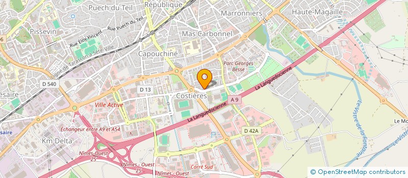 localisation de l'entreprise MONSIEUR MAEL UZAN  NIMES