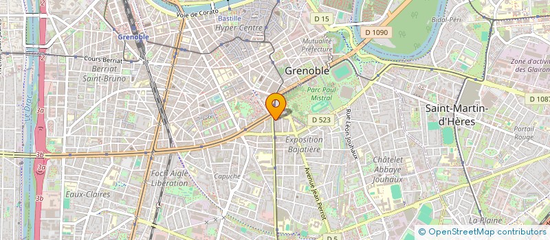 localisation de l'entreprise MONSIEUR MAEL VIVANT  GRENOBLE