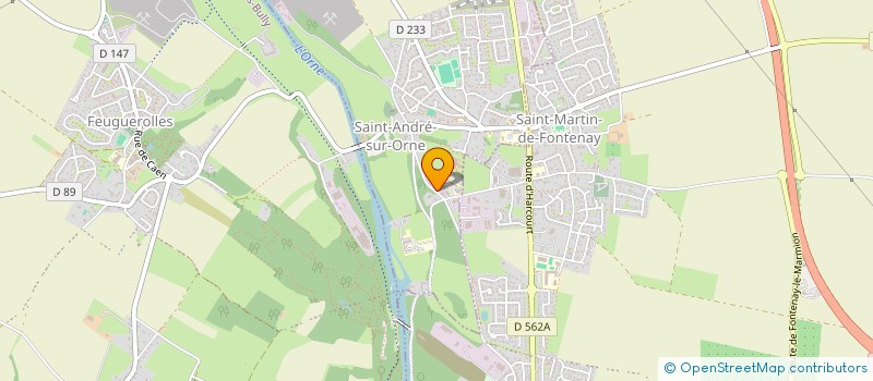 localisation de l'entreprise MONSIEUR MAELAN CRECEL  SAINT-ANDRE-SUR-ORNE