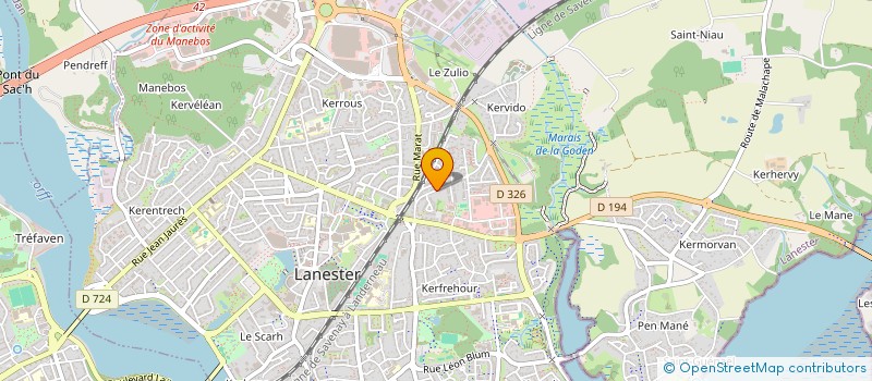 localisation de l'entreprise MONSIEUR MAELDAN TANGUY  LANESTER