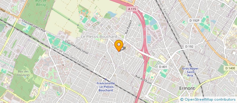 localisation de l'entreprise MONSIEUR MAELDAN WILMET  LE PLESSIS-BOUCHARD