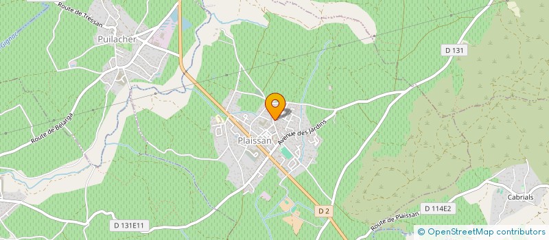 localisation de l'entreprise MONSIEUR MAELDUIN CHABERT-BENITO  PLAISSAN