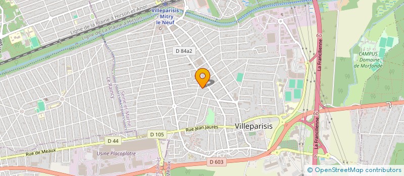 localisation de l'entreprise MONSIEUR MAELIG CHARLERY  VILLEPARISIS