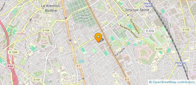 localisation de l'entreprise MONSIEUR MAELIG ZAROURI à VITRY-SUR-SEINE