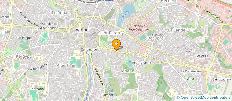 localisation de l'entreprise MONSIEUR MAELWENN LE PAVEN à VANNES