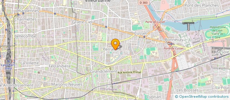 localisation de l'entreprise MONSIEUR MAELYSS FARGES  VILLEURBANNE