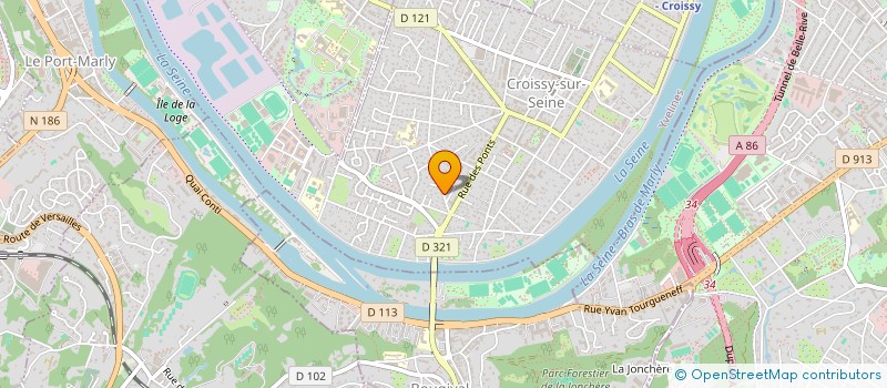 localisation de l'entreprise MONSIEUR MAES-ENZO DAHIE  CROISSY-SUR-SEINE