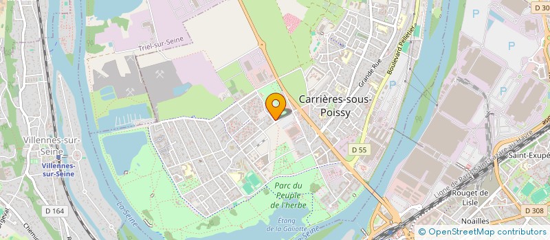 localisation de l'entreprise MONSIEUR MAES MAMILONNE  CARRIERES-SOUS-POISSY